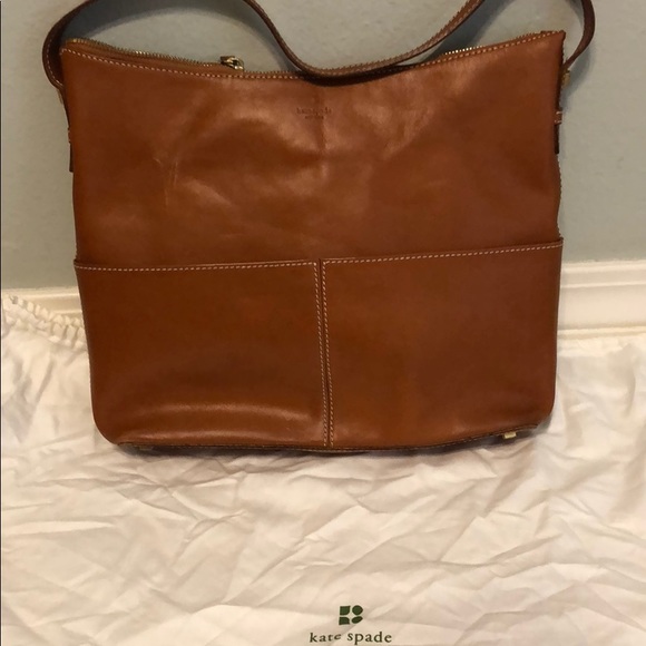 Brown Leather Kate Spade bag - Picture 1 of 6